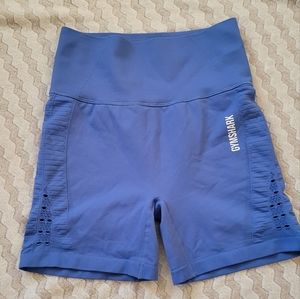 Gymshark blue seamless energy shorts